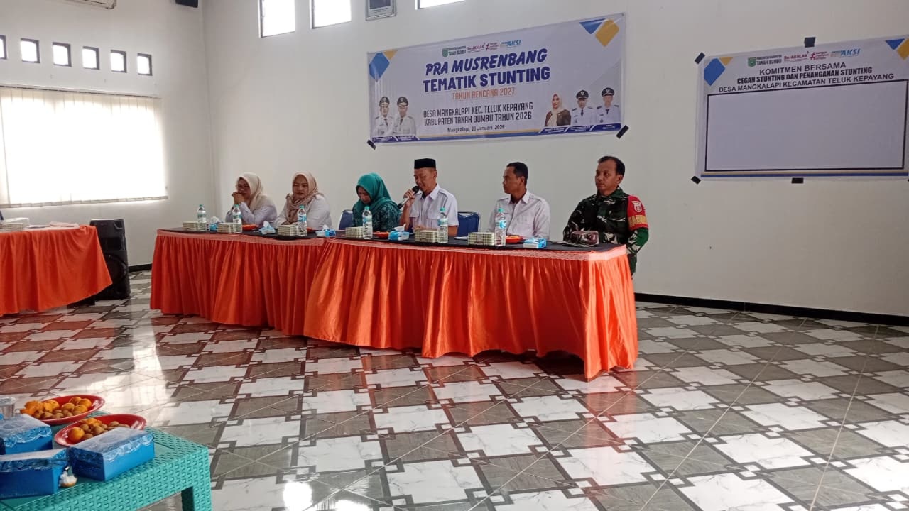 Percepat Penurunan Stunting 2027, Desa Mangkalapi Gelar Pra Musrembang Tematik